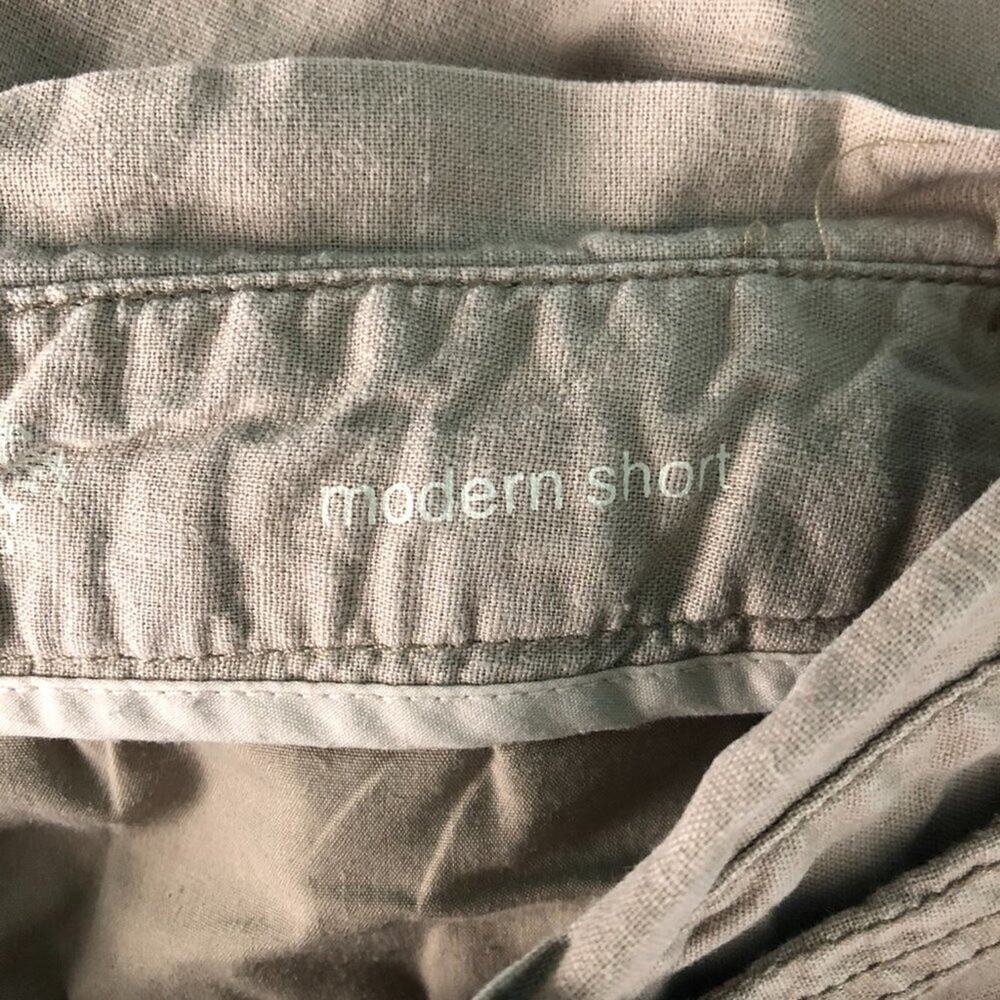 Sonoma Linen Cotton Blend Paper Bag Shorts Size 10 - Picture 5 of 7